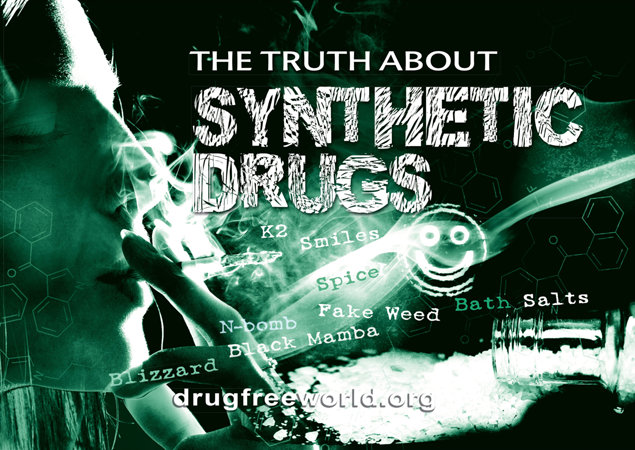 Hæftet Sandheden om syntetiske stoffer